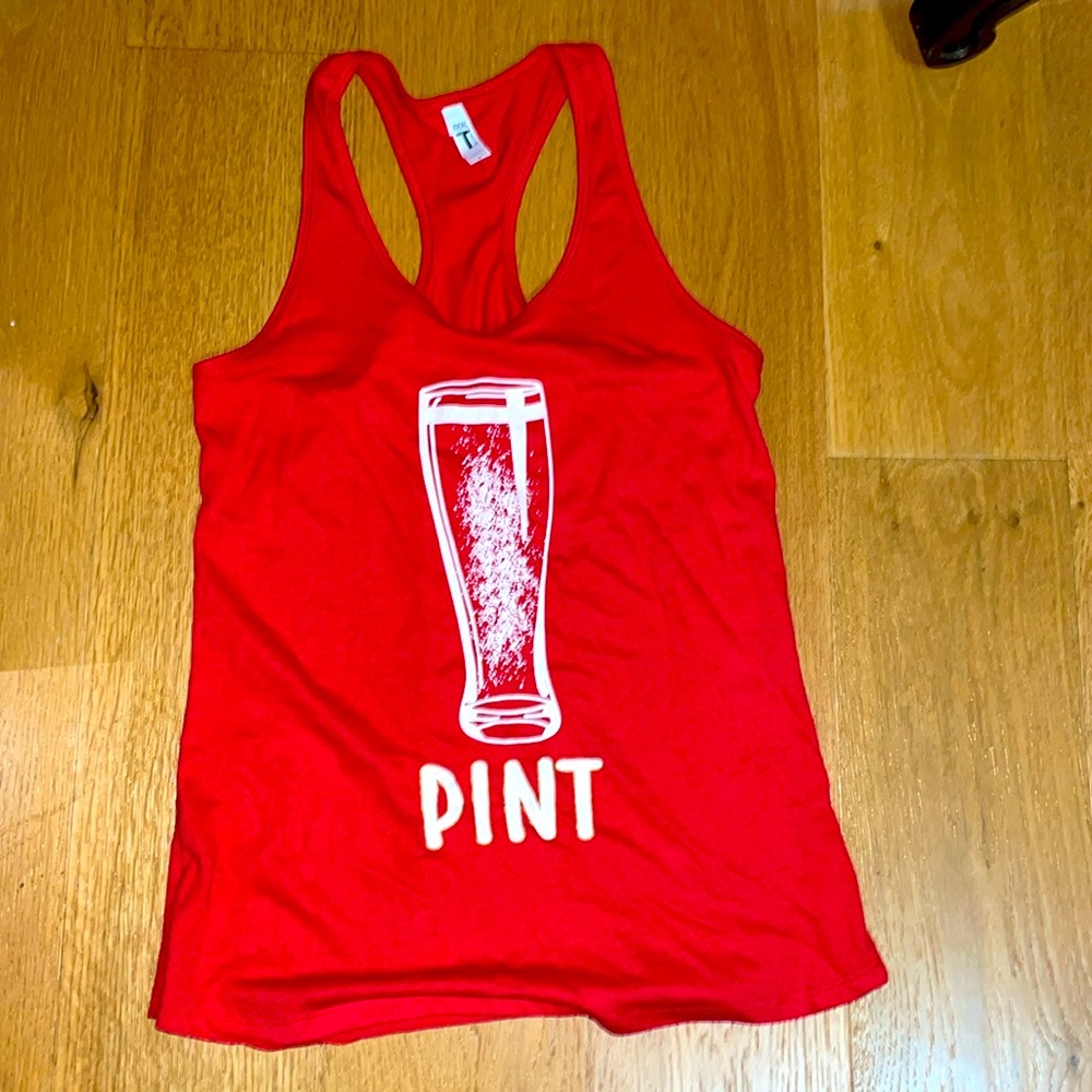 🆕 Racerback Pint Tank 🍺 🆕